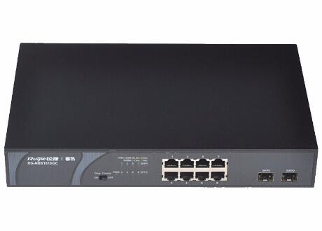 銳捷（Ruijie） RG-NBS1810GC 千兆安防交換機，8口千兆電口+2個千兆光口非網管型交換機 (圖3)