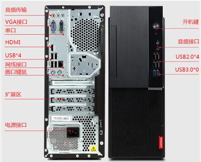 聯(lián)想（Lenovo）啟天B425 臺(tái)式整機(jī)（i3-9100/4G/1T/集顯/無(wú)光驅(qū)）主機(jī)+21.5英寸顯示器 (圖5)